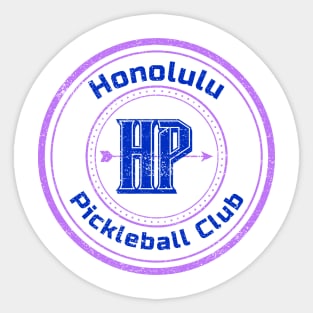 Classic Hawaiian Pickleball Venue Sticker